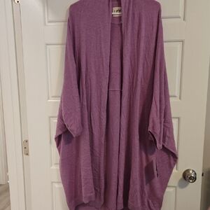 UGG Purple Shrug Cozy Knit Sweater